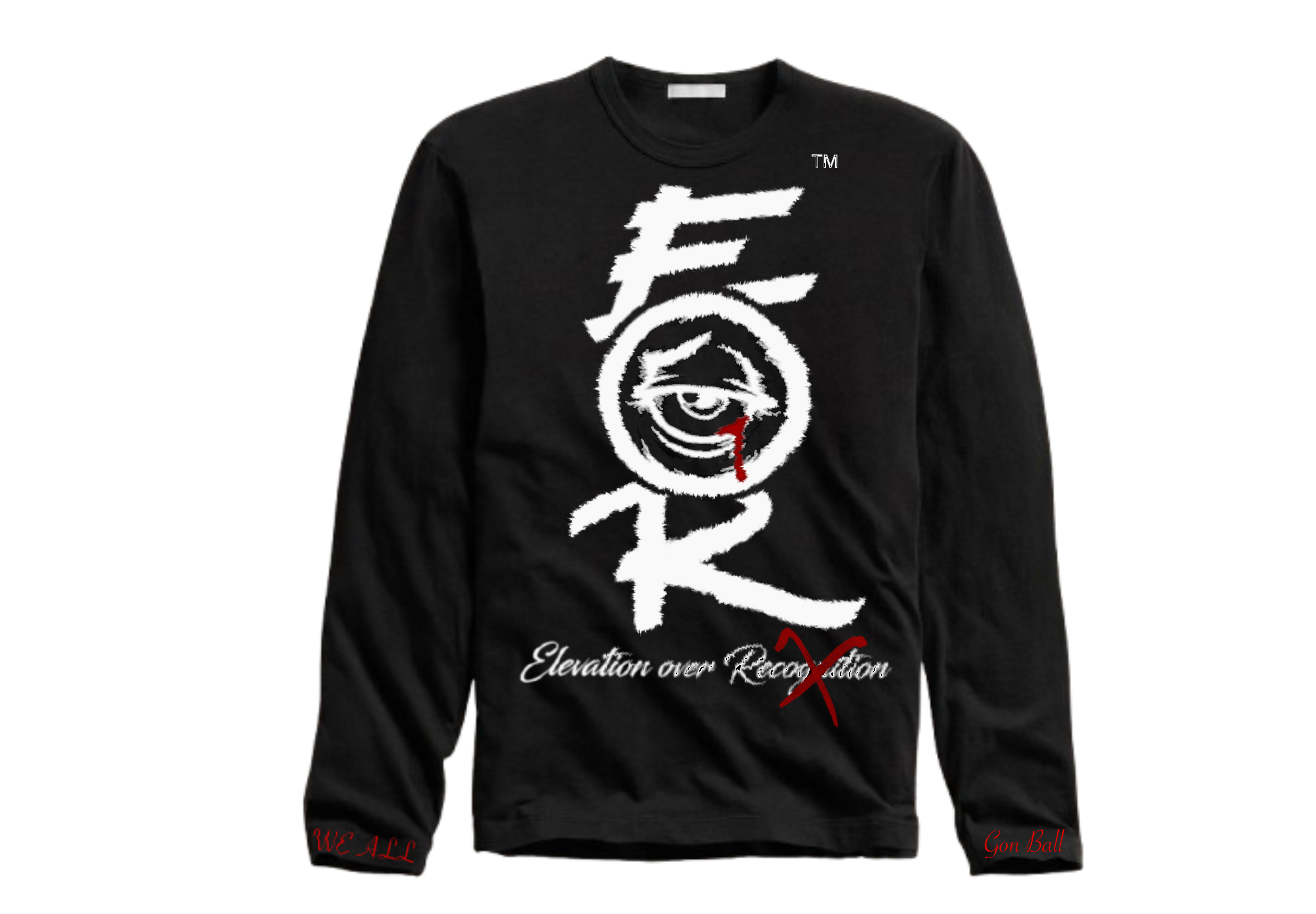 Black Long Sleeve Origin Story T-Shirt