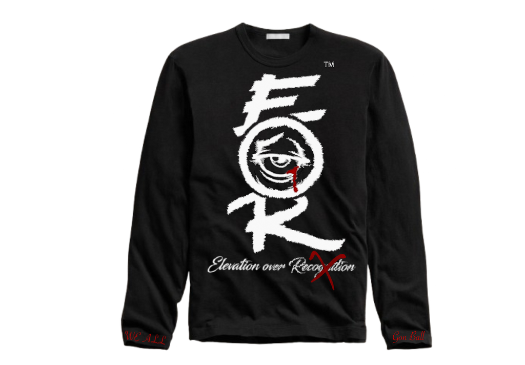 Black Long Sleeve "Origin Story" T-Shirt