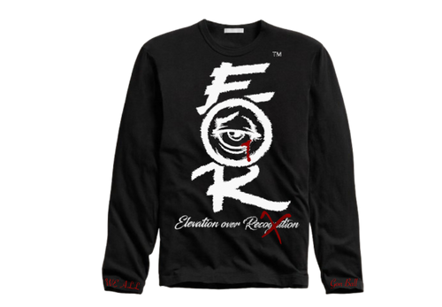 Black Long Sleeve "Origin Story" T-Shirt